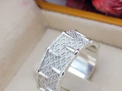 Dragon Scales Ring 3D print model