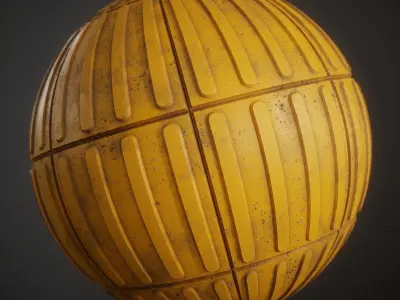 Tactile Pavement Material Free 3D model