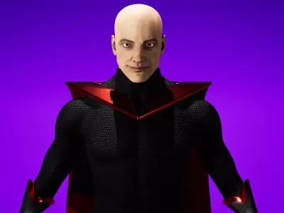 Superhero - UE4 Customizable Character Low-poly 3D model