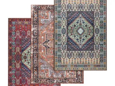 Rug Set 1587 3D model