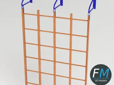 Runged wall bars 3D model