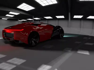 Xyra Concept Car - Exterior Only 3D model