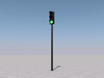 Traffic light  Free 3D model
