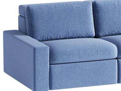 Enzo Reclining Sofa 3D model