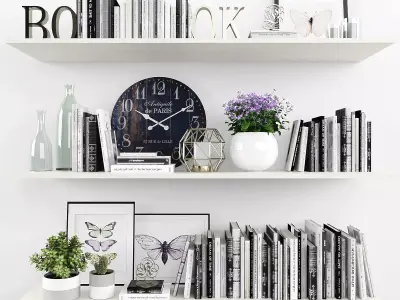 Decorative set-28 Low-poly 3D model