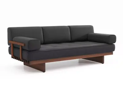 DS 80 703 Sofa with Armrests Outdoor 3D model