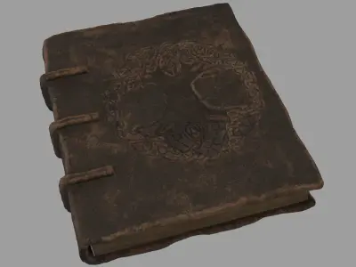 Book Old 3D model