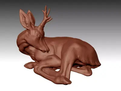 Deer animal 3D print model