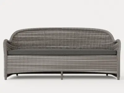 Roma 3 seater sofa Low-poly 3D model