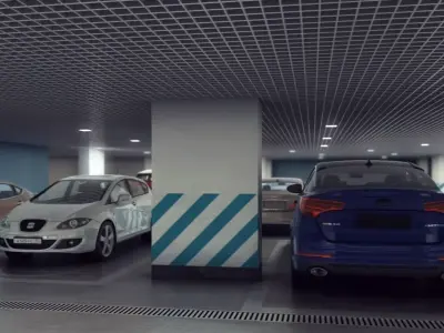 Underground Parking 3D model