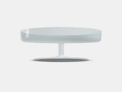 OMBONAD Serving plate Low-poly 3D model