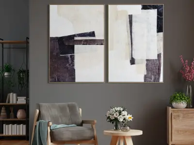 Photo Frame 123 Low-poly 3D model