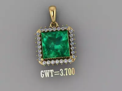 FASION  PENDANT 3D model order