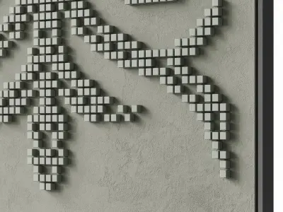 69 Decorative Wall Art 3D model