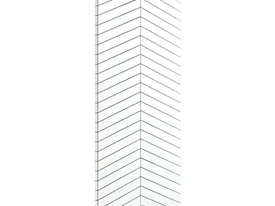 Light Wood Wall Panel 3D model