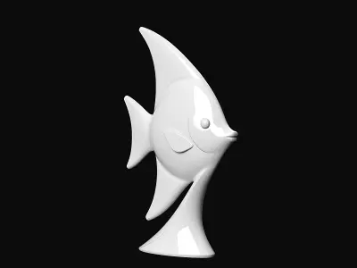 Angelfish 3D print model