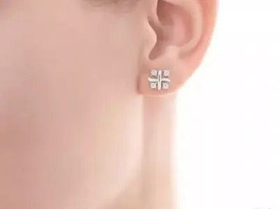 Tiffany earrings 3D print model purchase