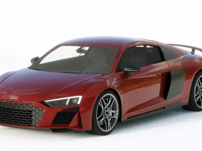 Audi R8 2019 3D model from CGTrader