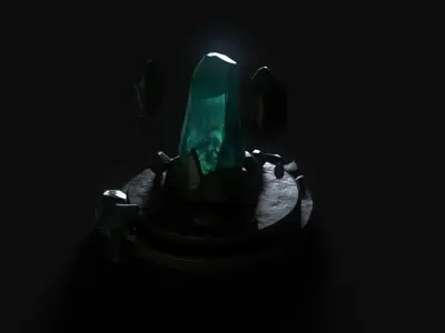 Crystal - Portal Low-poly 3D model