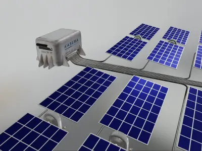 Space Mars Solar Panels Prop 8K Textures Low-poly 3D model