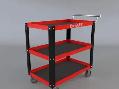 Service Cart 3D model