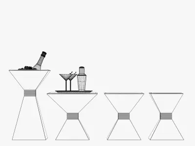 Longhi Andy Table 3D model