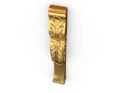 Classic carved decor ornament 408 3D model purchase