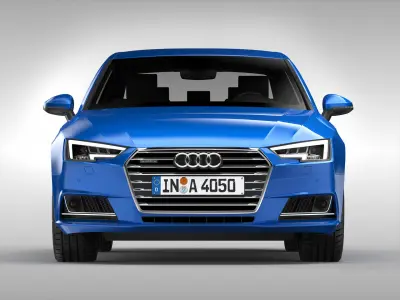 Audi A4 2016 3D model