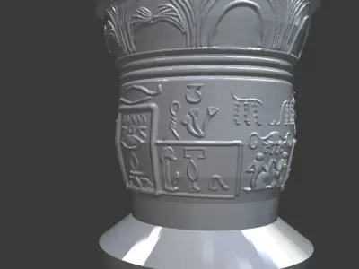Egyptian cleopatra Bust 3D print model