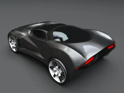 Coupeo Concept Sports Car 3D model