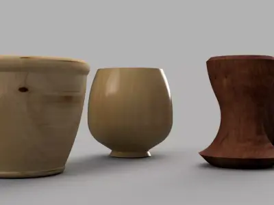 Vase group 1 3D model