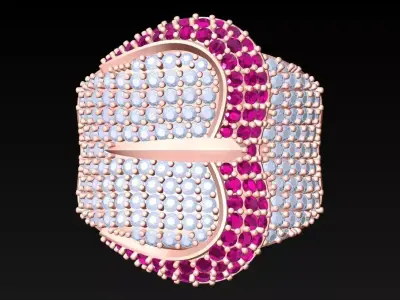 Diamond Ring  - N3896 3D print model