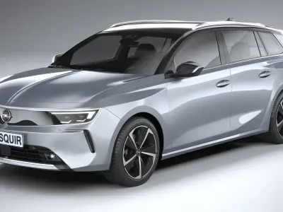 Opel Astra Sports Tourer 2022 Basic 3D model