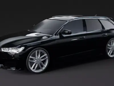 Audi A6 Avant 2017 3D model