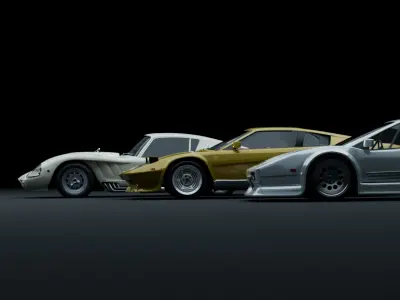 Brandless retro car pack