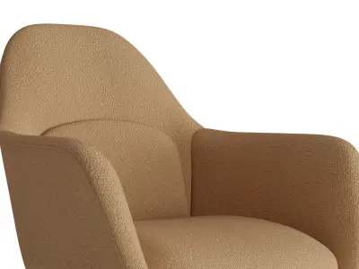 Stupor Swivel Base Chair 3D model