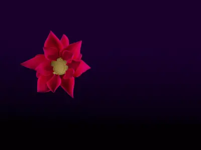 flower Free 3D model buy
