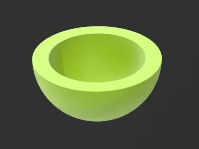 Half sphere 3D model