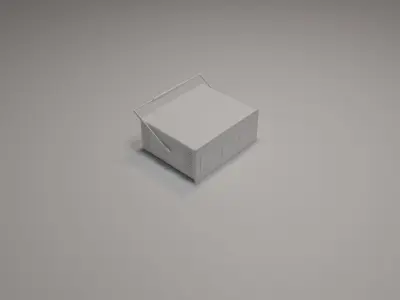 Oscilloscope electronic device Low-poly 3D model