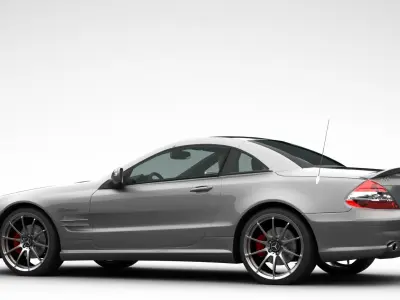 Mercedes Benz SL65 AMG R230 3D model