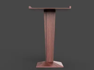 Speech stand 1  Free 3D model