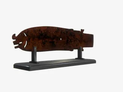 Highly detailed Asian Decoration PBR 3D model