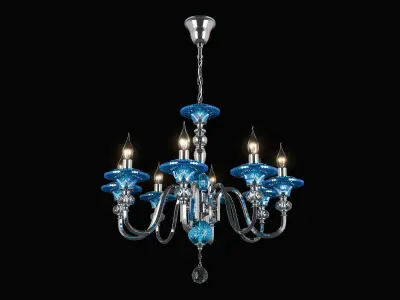 699084 Azzurro Osgona Chandelier 3D model