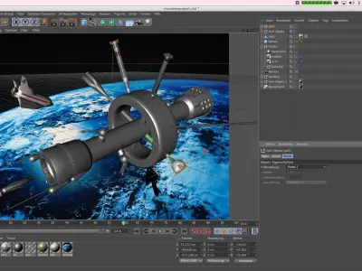 Space-Station - Bob McCall Style Free 3D model