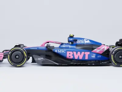 F1 2025 Alpine A525 Formula 1 Race Car Low-poly 3D model