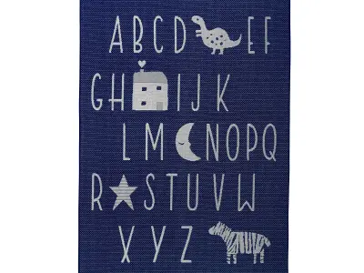 Ragami Letters rug 3D model