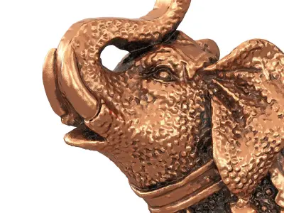 Elephant figurine 3D model buy