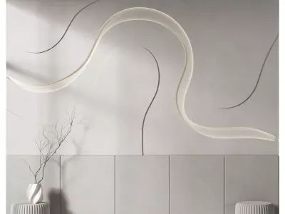  decorative wall 01 3D model