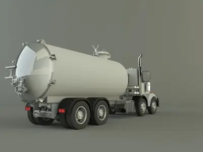 western star truck 3D model