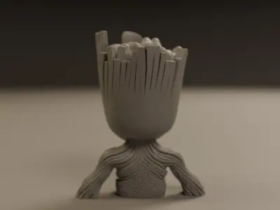 Baby Groot 3D print model